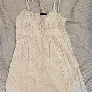 Brandy Melville White Floral Dress